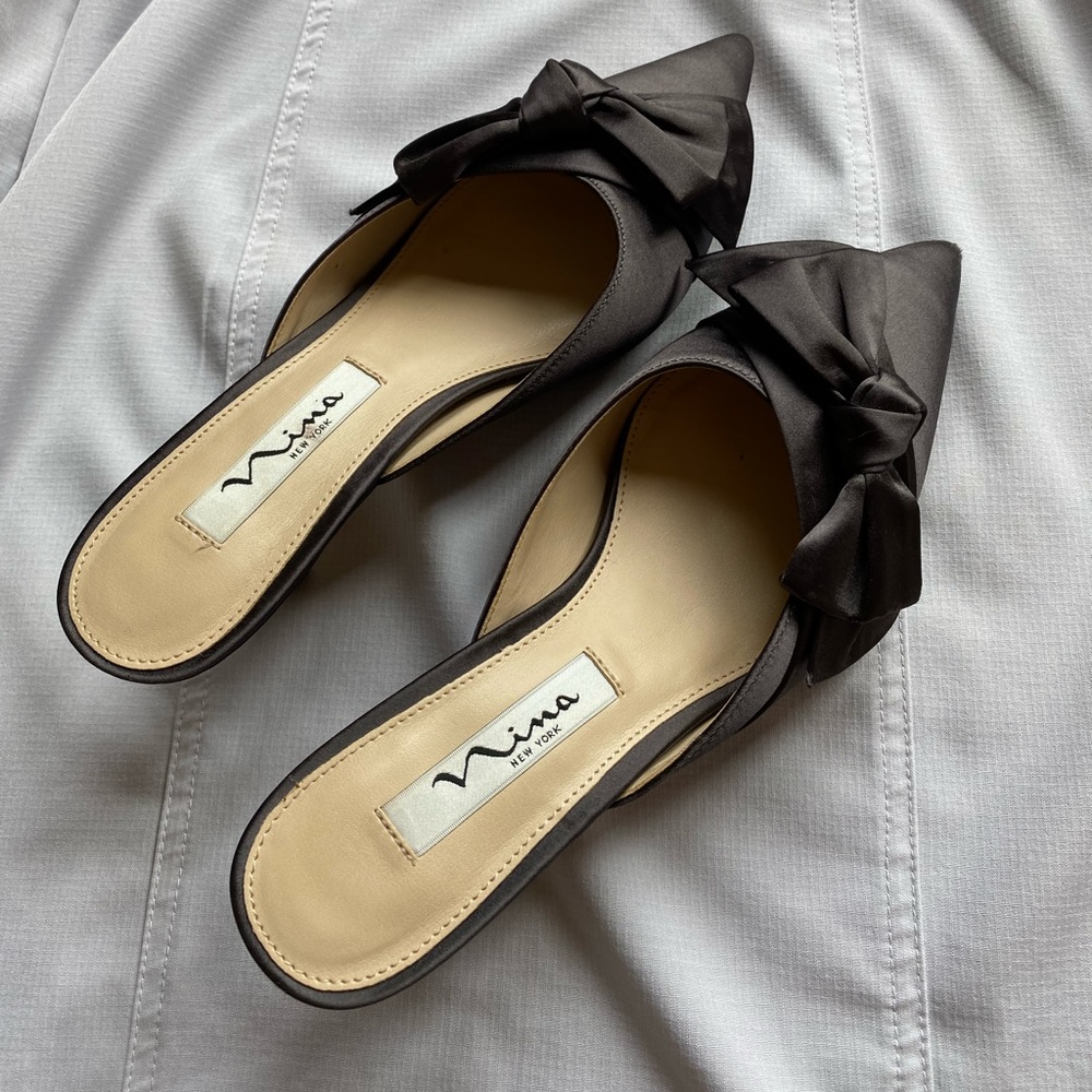 Satin Kitten Heels